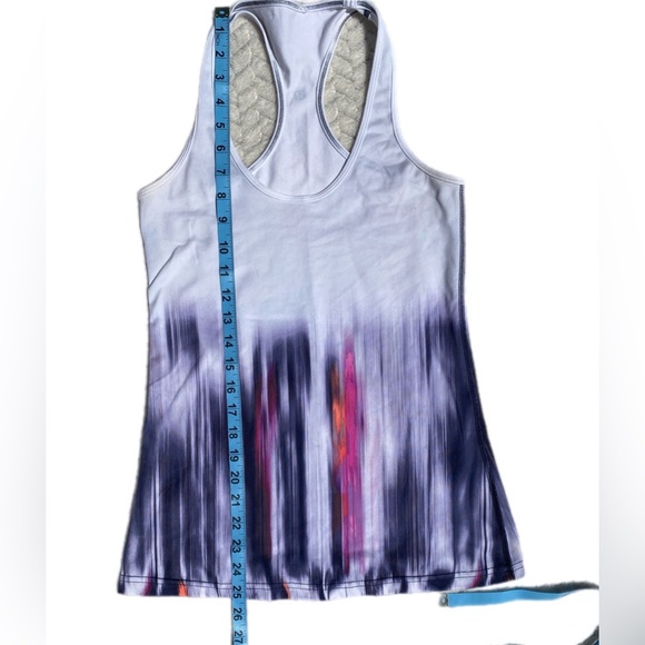 Lululemon Cool Racerback Engineered Mirage Deep Indigo / White - Picture 8 of 10